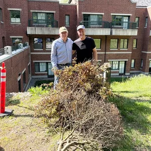 Trustees @greg.mclane and Rob Collier care for all aspects of the BA, including spring landscaping projects!