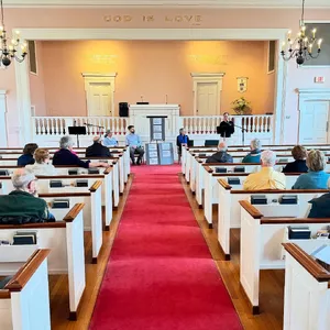 It was a delight to visit with fellow church members at First Church Hartford! The next stop on our “BA on the Road” tour is Concord, NH on Saturday, April 5. See our website for all the details.