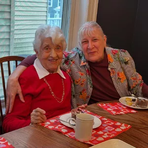 Last week many Residents enjoyed a Valentine Tea Party at the home of Lesleah De Frisco, Manager of Residential & Guest Services. The afternoon was complete with warm friendship, homemade treats, and visits from furry friends!