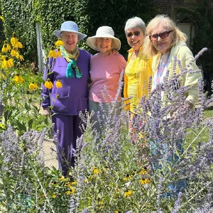 Residents enjoyed a stroll through our late-summer gardens at the BA.