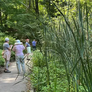Residents enjoyed a wonderful walk in the park around Ward’s Pond with perfect weather and a friendly swan family—all just 10 minutes from the BA!