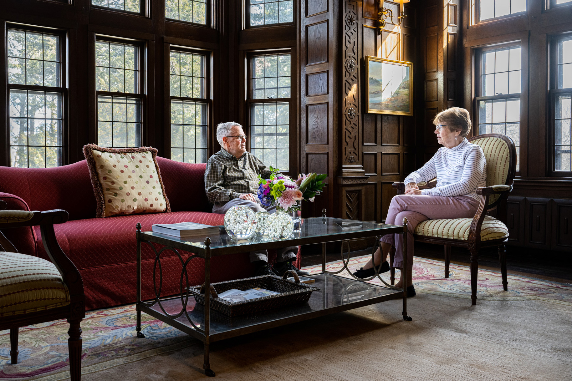 BA Residents meeting in foyer